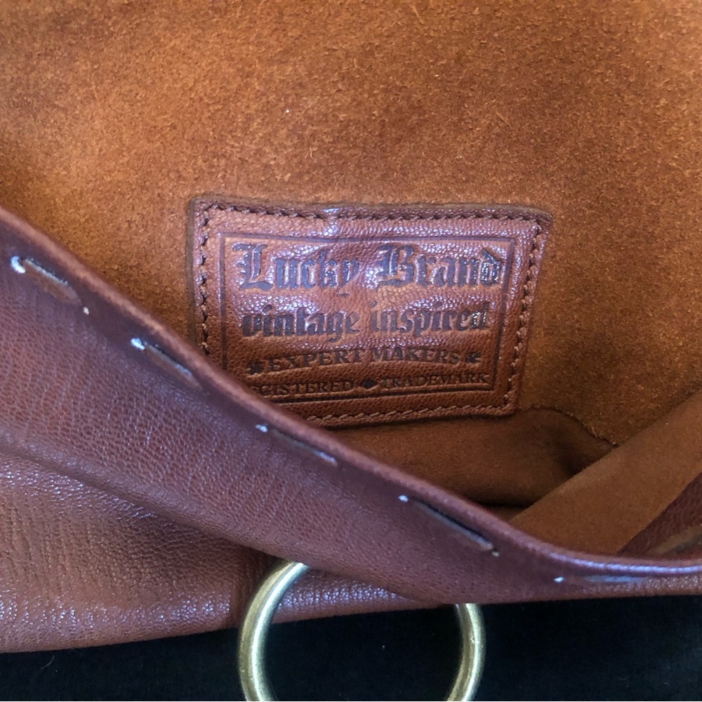 Lucky Brand Vintage Inspired Leather Tote